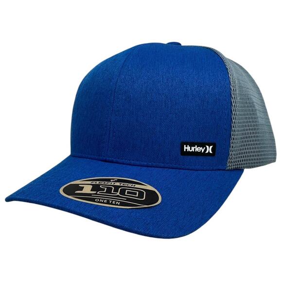 Hurley Men's Trucker Hat League Snapback Cap in Blue - Picture 1 of 4